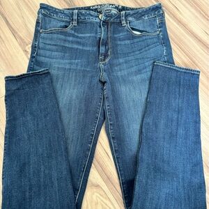 American Eagle Outfitters Hi-rise jegging Dark Wash Women's Jeans